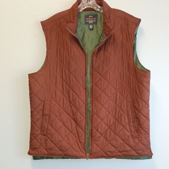 Original Weatherproof Vintage Other - Men's XL Weatherproof Vintage Quilted Nylon Vest with Pockets - Outdoor Fall